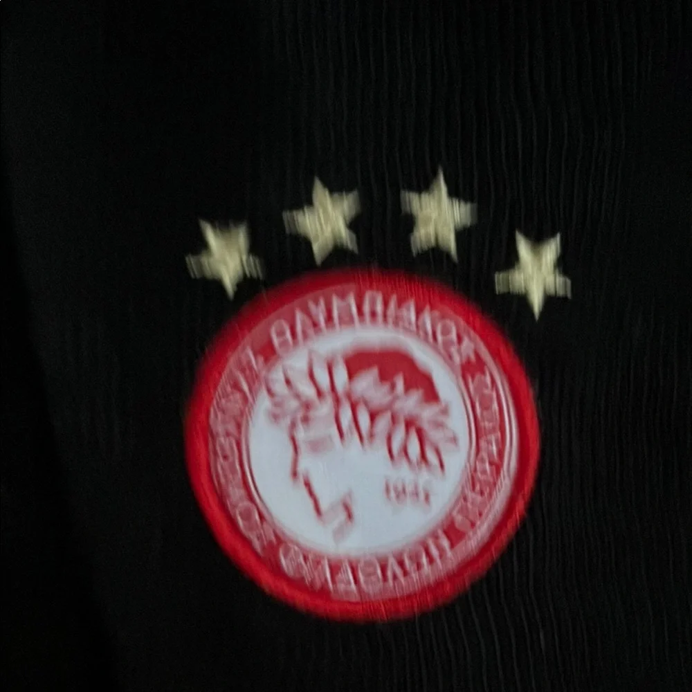 Kids Black Beanie with Red Logo - Picture 2 of 3